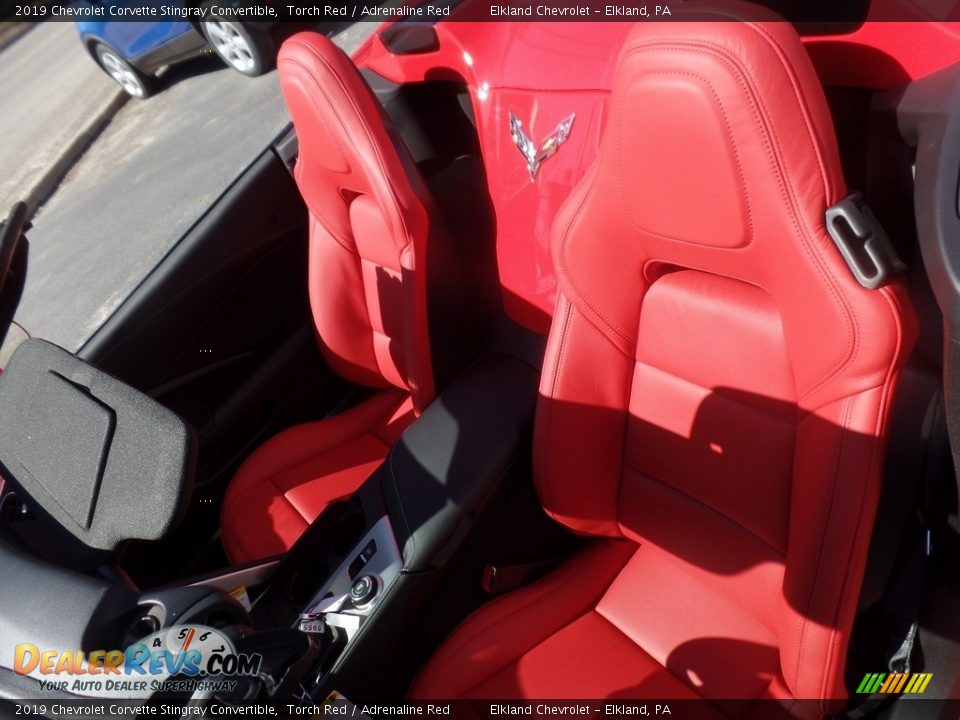 2019 Chevrolet Corvette Stingray Convertible Torch Red / Adrenaline Red Photo #19