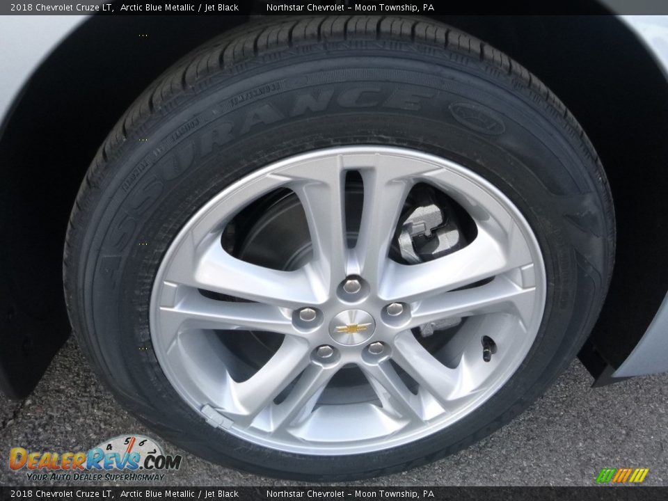 2018 Chevrolet Cruze LT Arctic Blue Metallic / Jet Black Photo #9