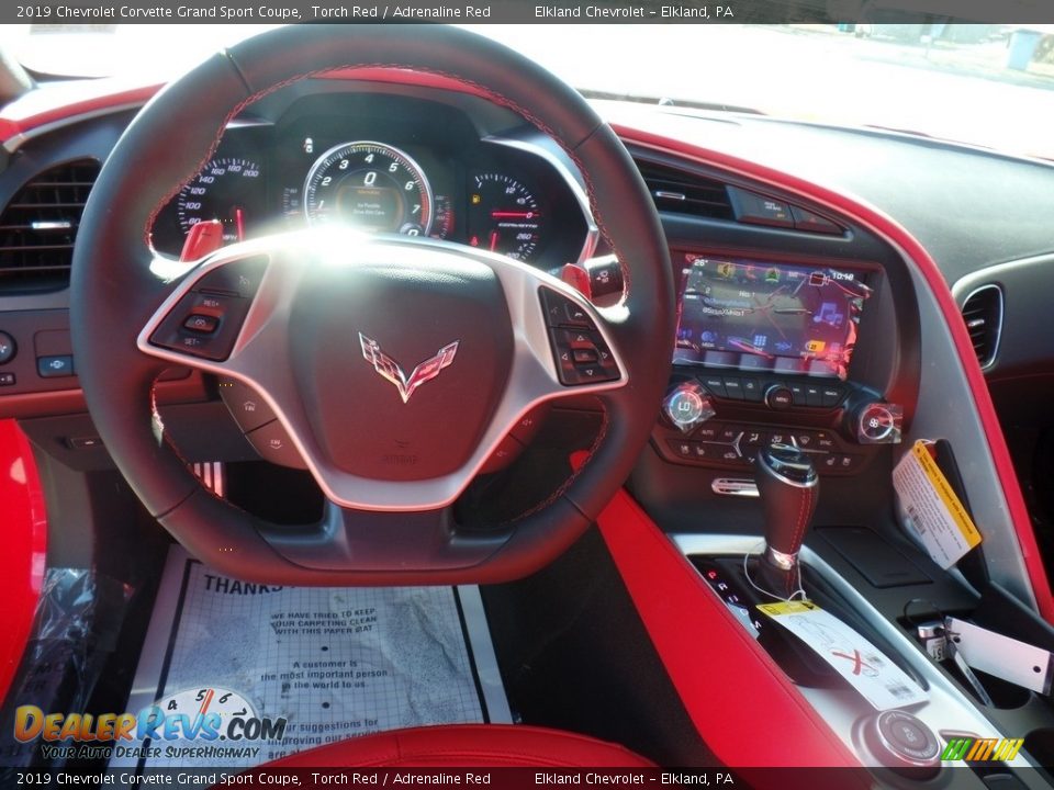 2019 Chevrolet Corvette Grand Sport Coupe Torch Red / Adrenaline Red Photo #23