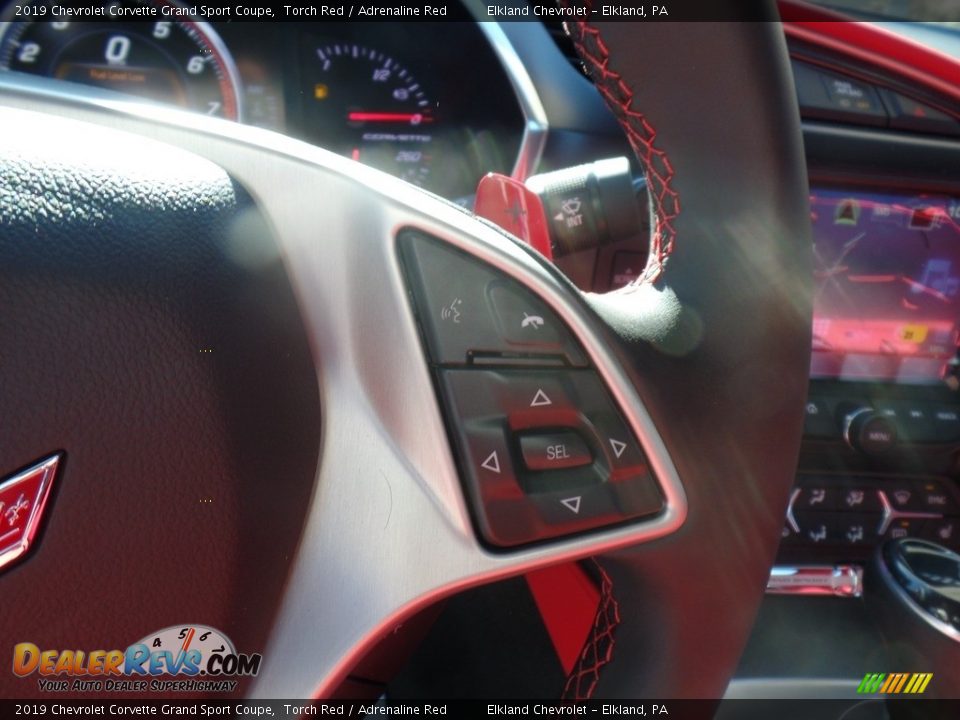2019 Chevrolet Corvette Grand Sport Coupe Torch Red / Adrenaline Red Photo #25