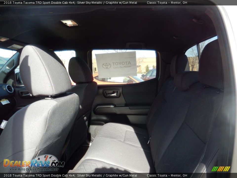 2018 Toyota Tacoma TRD Sport Double Cab 4x4 Silver Sky Metallic / Graphite w/Gun Metal Photo #4