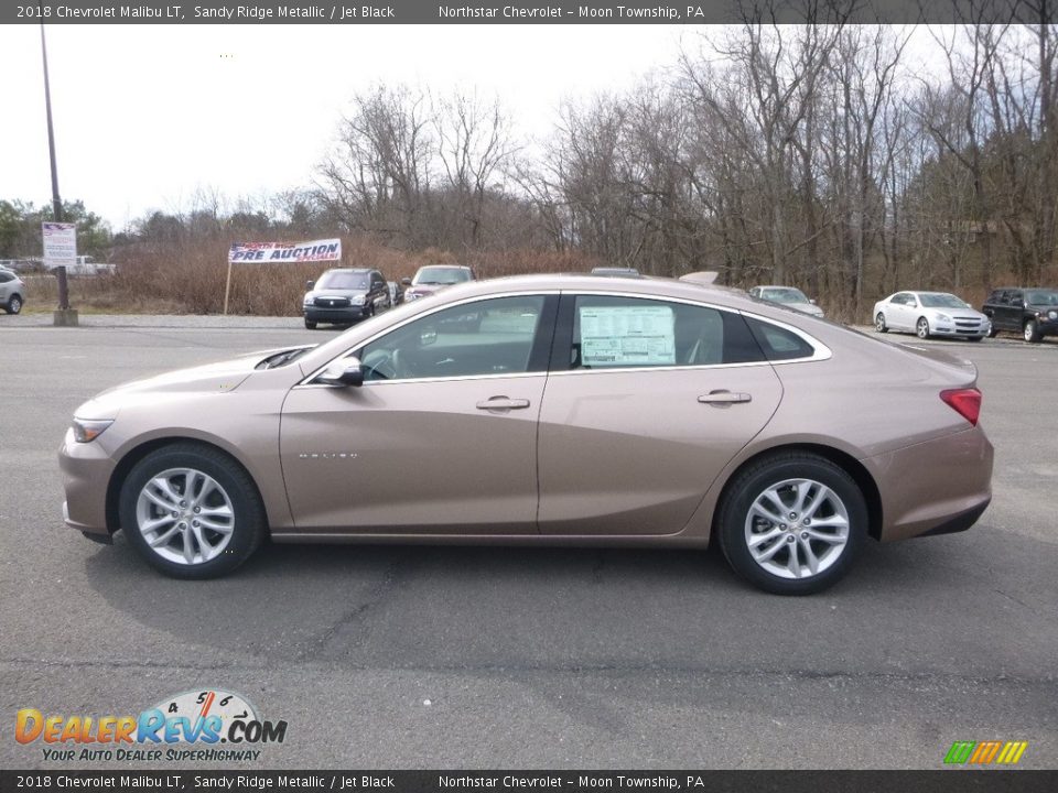 2018 Chevrolet Malibu LT Sandy Ridge Metallic / Jet Black Photo #2