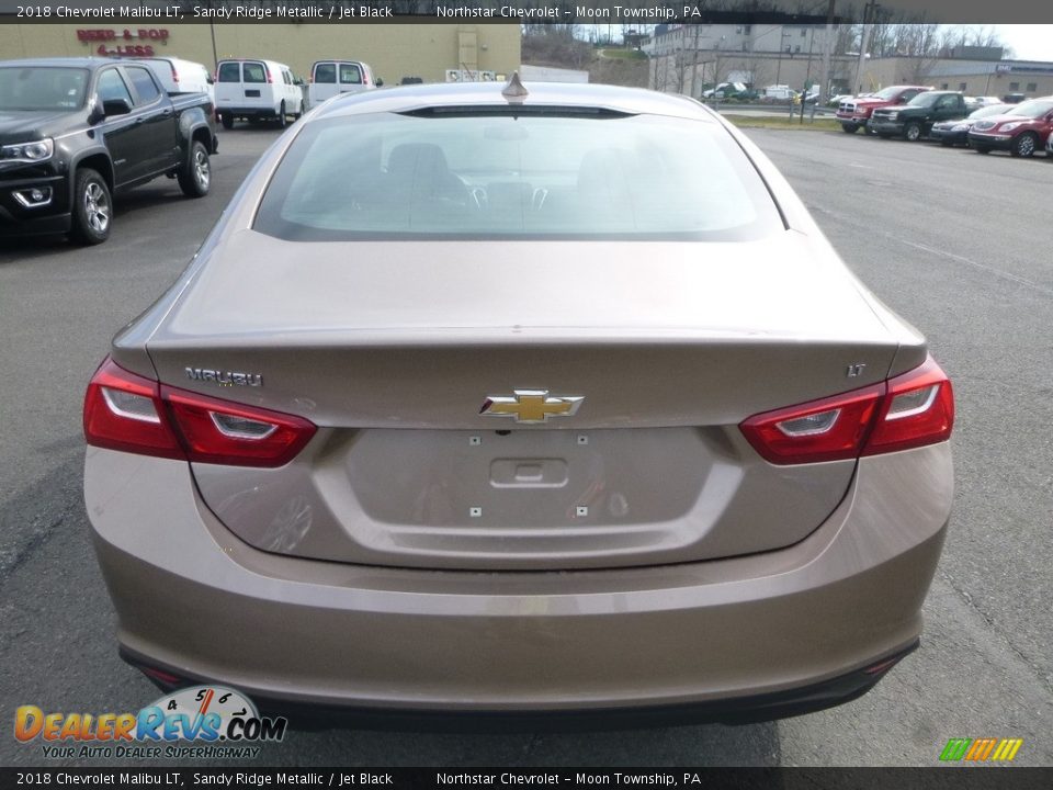 2018 Chevrolet Malibu LT Sandy Ridge Metallic / Jet Black Photo #4