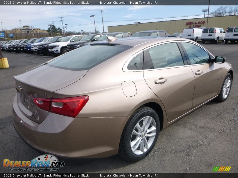 2018 Chevrolet Malibu LT Sandy Ridge Metallic / Jet Black Photo #5