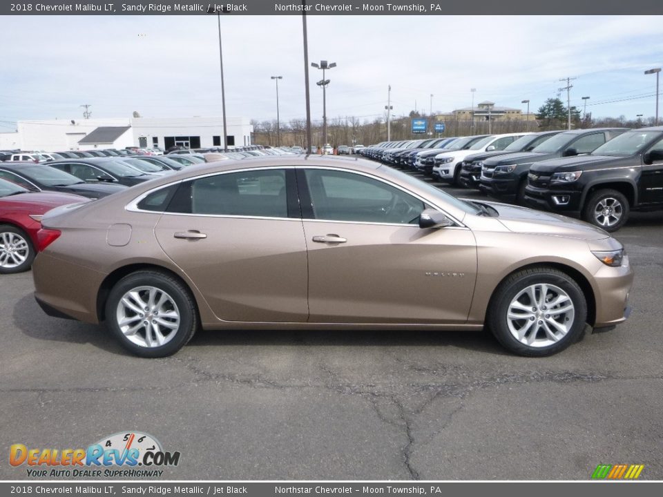 2018 Chevrolet Malibu LT Sandy Ridge Metallic / Jet Black Photo #6