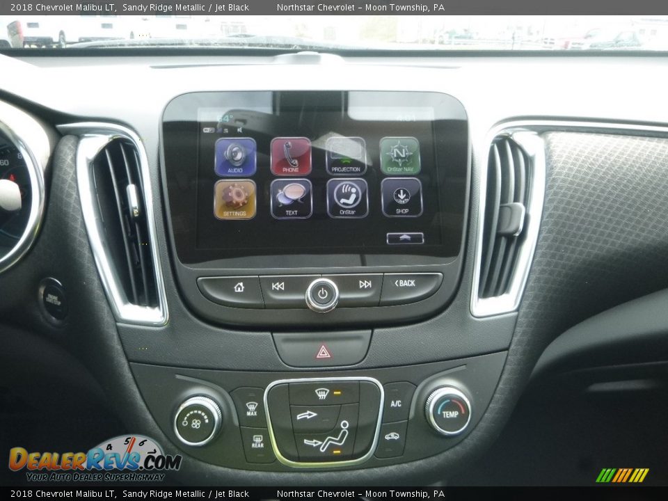 2018 Chevrolet Malibu LT Sandy Ridge Metallic / Jet Black Photo #19