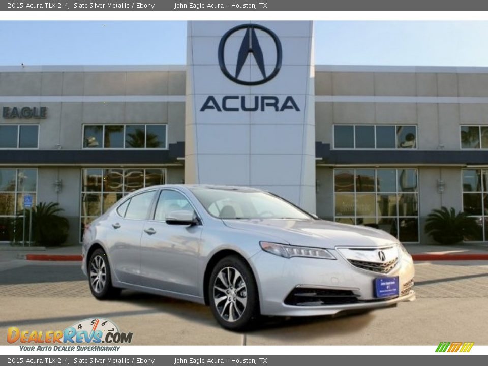 2015 Acura TLX 2.4 Slate Silver Metallic / Ebony Photo #1