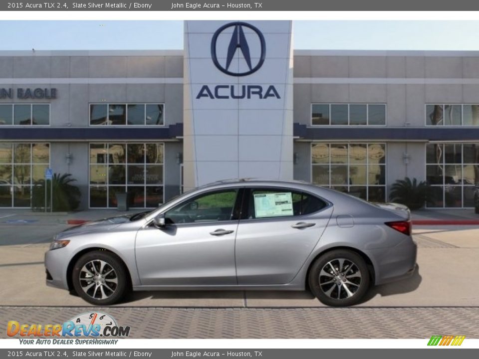 2015 Acura TLX 2.4 Slate Silver Metallic / Ebony Photo #4