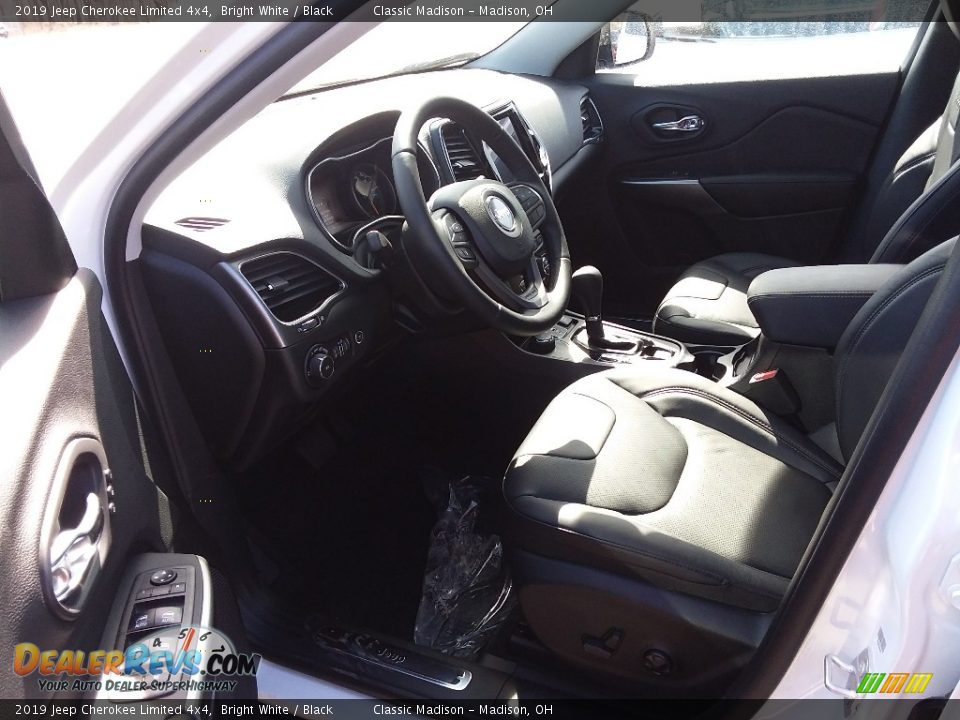 2019 Jeep Cherokee Limited 4x4 Bright White / Black Photo #5