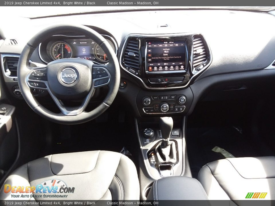 2019 Jeep Cherokee Limited 4x4 Bright White / Black Photo #7