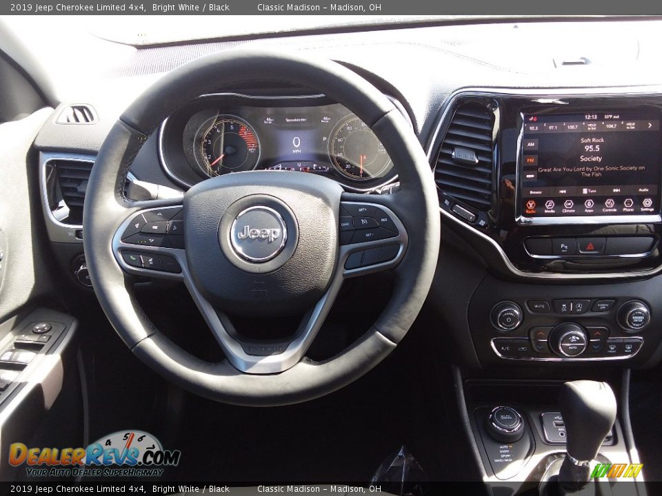 2019 Jeep Cherokee Limited 4x4 Bright White / Black Photo #8