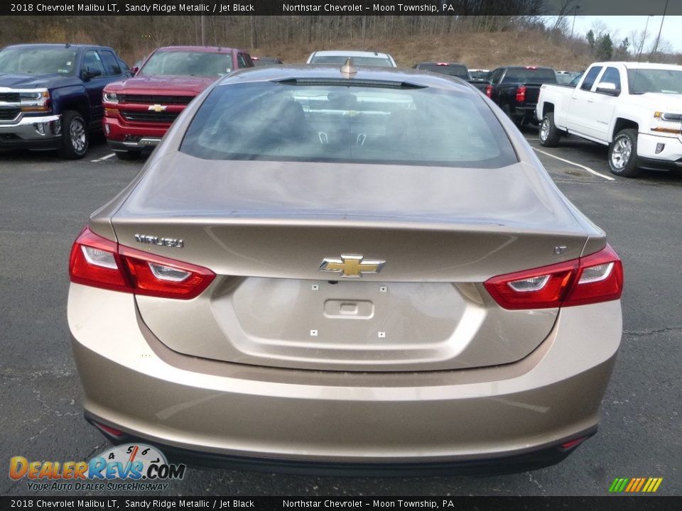 2018 Chevrolet Malibu LT Sandy Ridge Metallic / Jet Black Photo #4