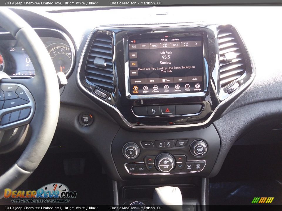 2019 Jeep Cherokee Limited 4x4 Bright White / Black Photo #13