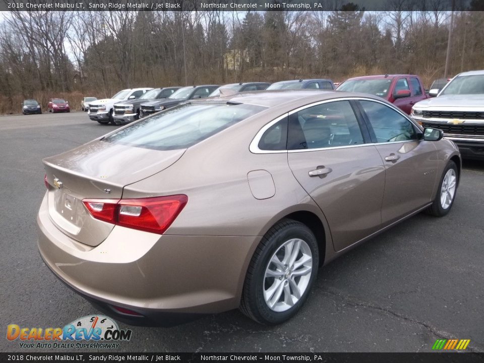 2018 Chevrolet Malibu LT Sandy Ridge Metallic / Jet Black Photo #5