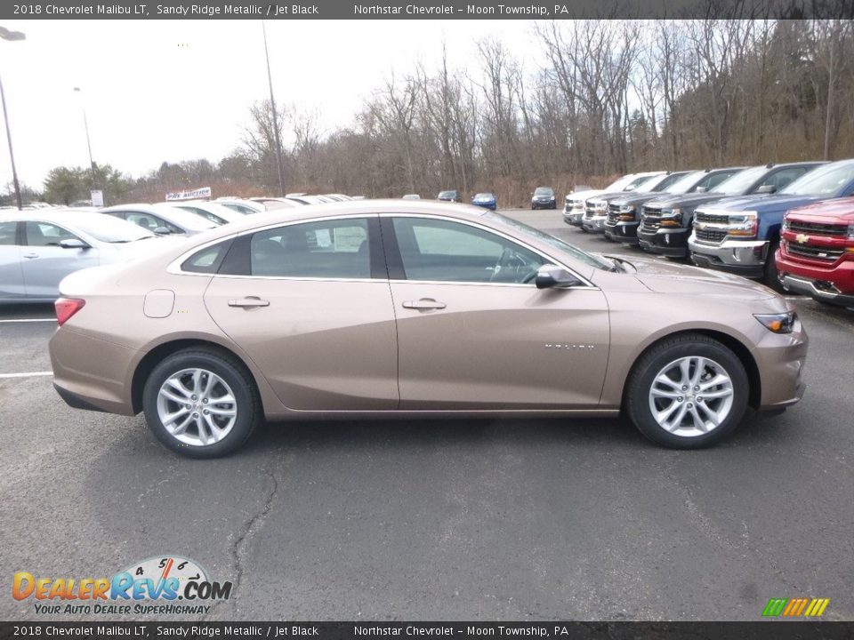 2018 Chevrolet Malibu LT Sandy Ridge Metallic / Jet Black Photo #6