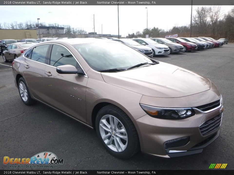 2018 Chevrolet Malibu LT Sandy Ridge Metallic / Jet Black Photo #7