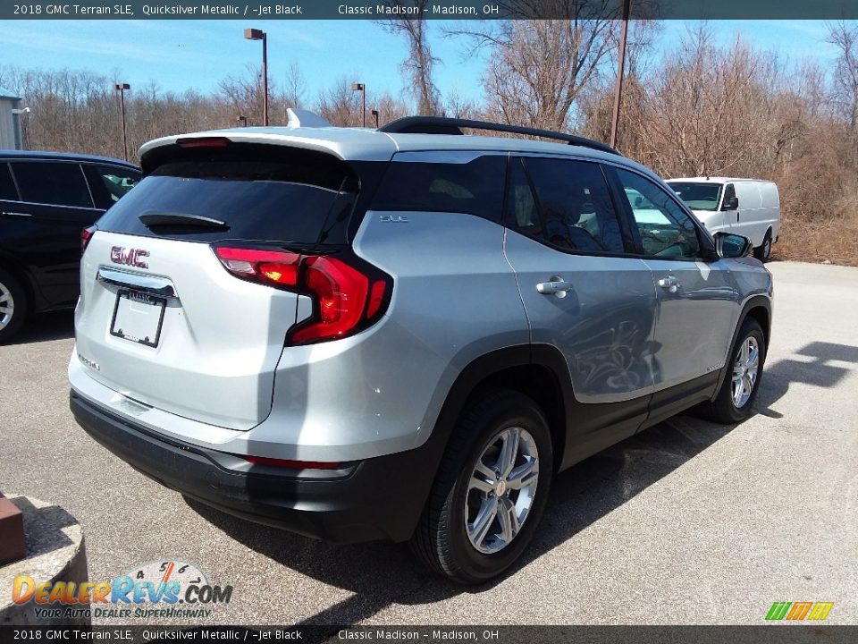 2018 GMC Terrain SLE Quicksilver Metallic / ­Jet Black Photo #3