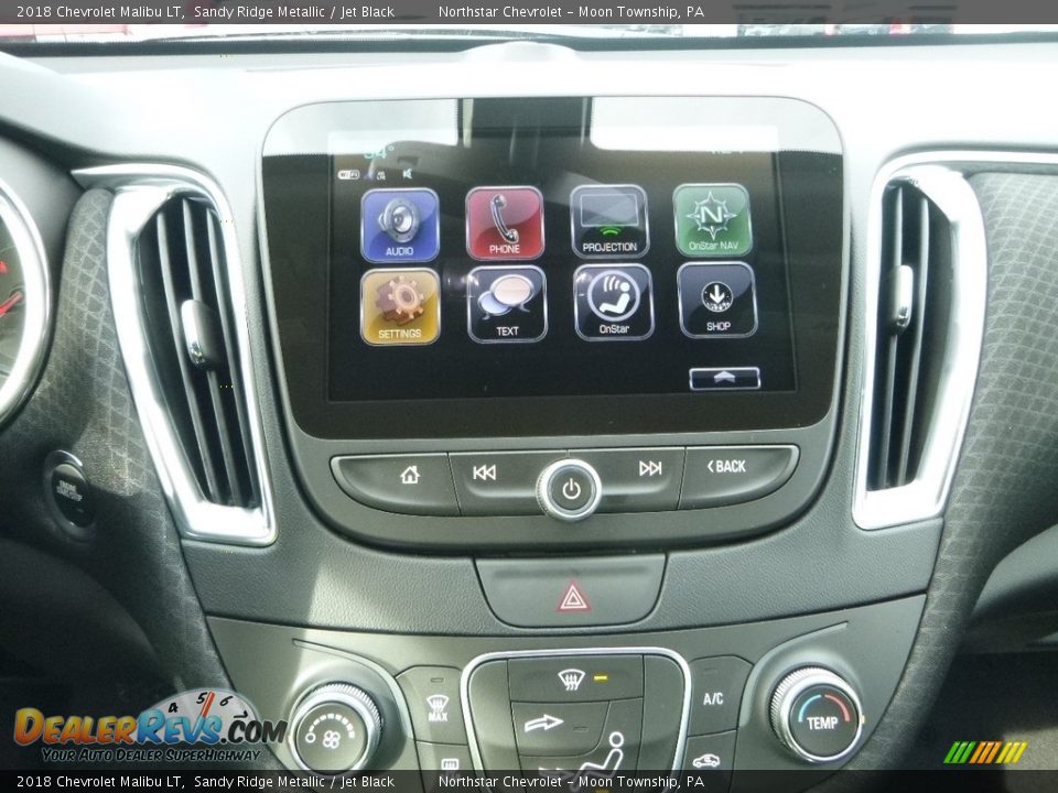 2018 Chevrolet Malibu LT Sandy Ridge Metallic / Jet Black Photo #18