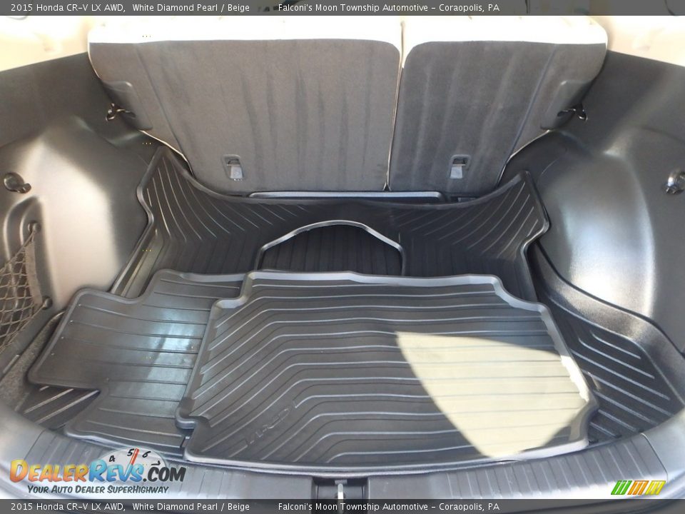 2015 Honda CR-V LX AWD White Diamond Pearl / Beige Photo #5