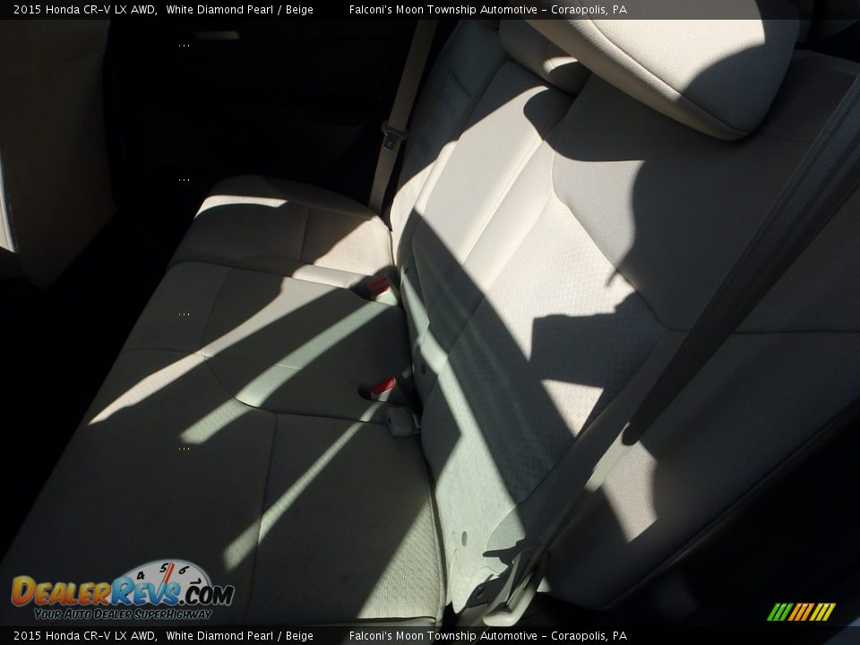 2015 Honda CR-V LX AWD White Diamond Pearl / Beige Photo #17