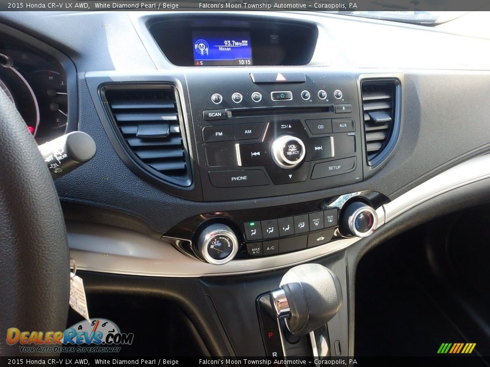 2015 Honda CR-V LX AWD White Diamond Pearl / Beige Photo #22