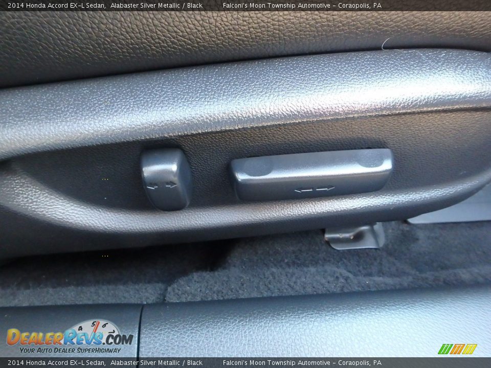 2014 Honda Accord EX-L Sedan Alabaster Silver Metallic / Black Photo #12
