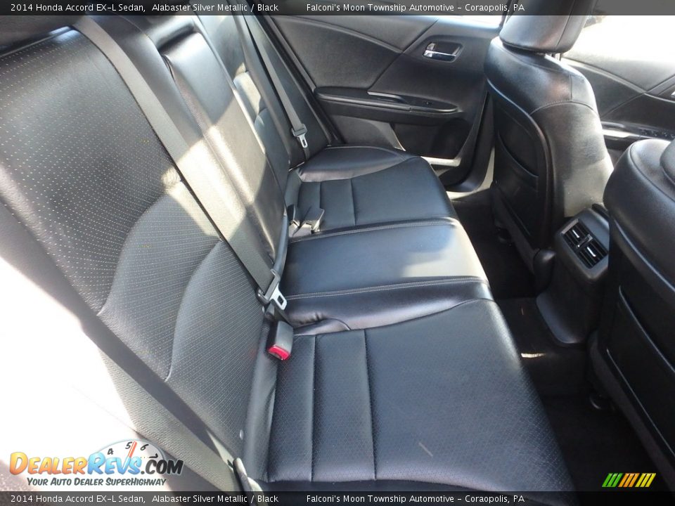2014 Honda Accord EX-L Sedan Alabaster Silver Metallic / Black Photo #14