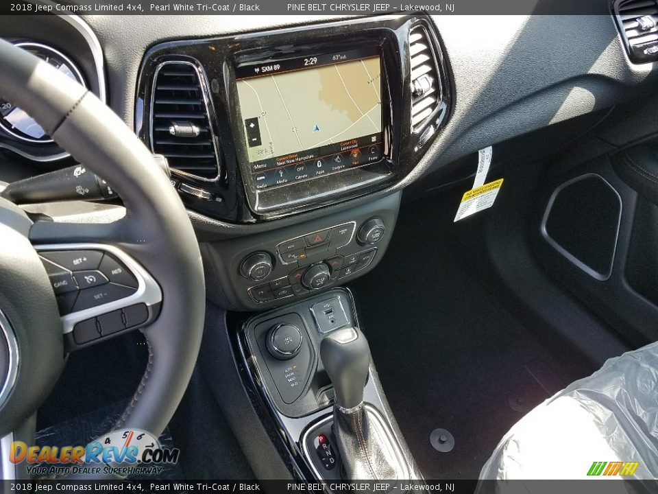 2018 Jeep Compass Limited 4x4 Pearl White Tri–Coat / Black Photo #10