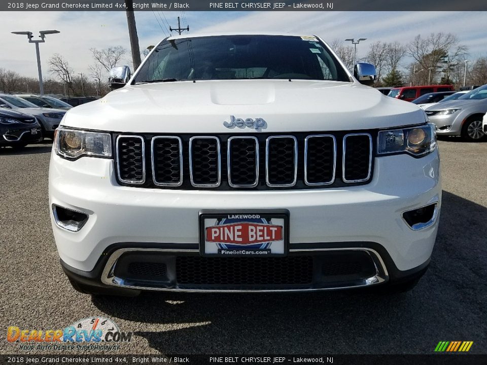 2018 Jeep Grand Cherokee Limited 4x4 Bright White / Black Photo #2