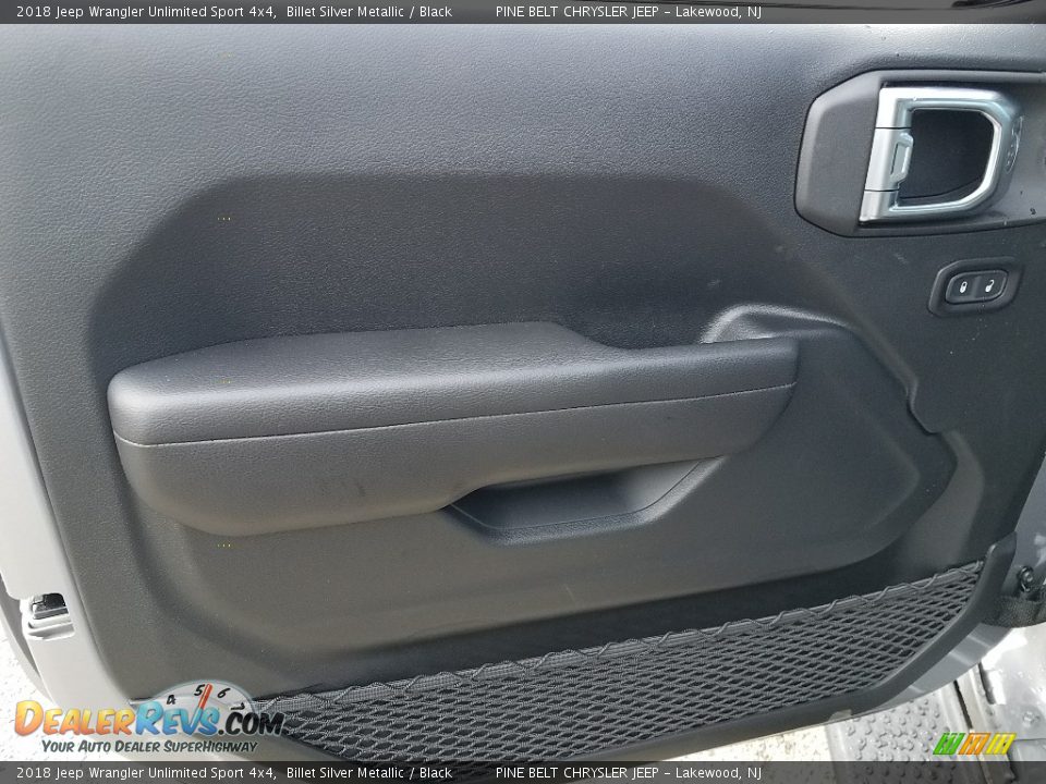 2018 Jeep Wrangler Unlimited Sport 4x4 Billet Silver Metallic / Black Photo #8