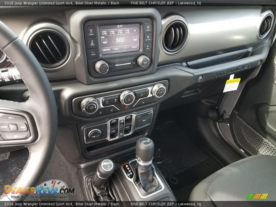 2018 Jeep Wrangler Unlimited Sport 4x4 Billet Silver Metallic / Black Photo #10