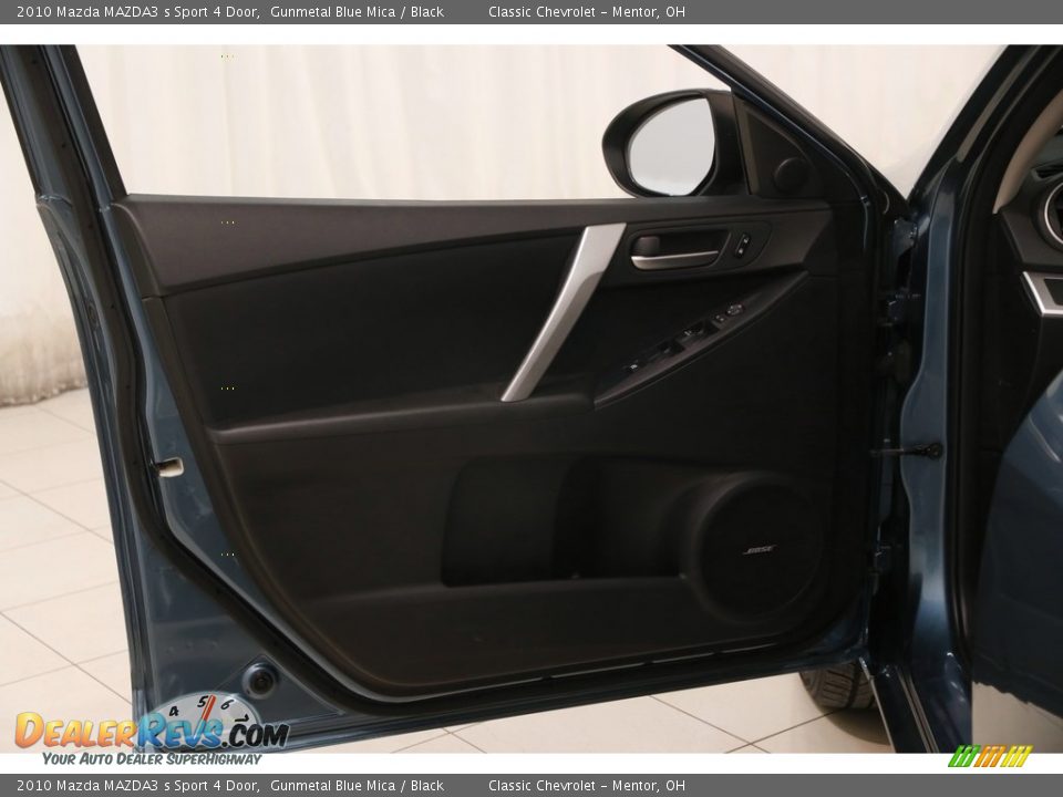 2010 Mazda MAZDA3 s Sport 4 Door Gunmetal Blue Mica / Black Photo #4