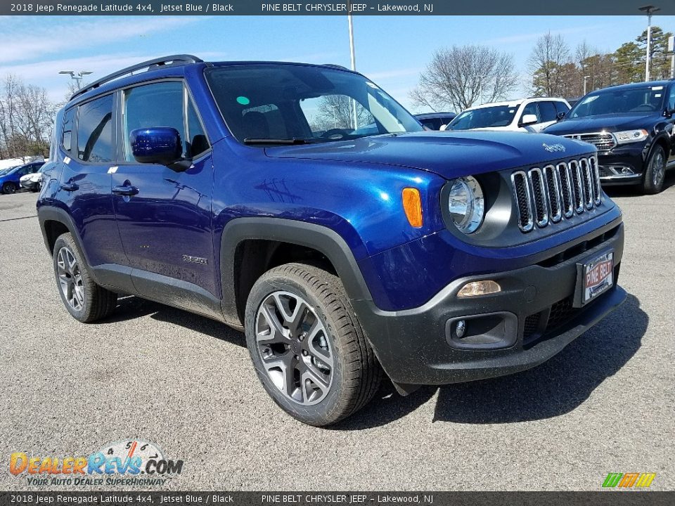 2018 Jeep Renegade Latitude 4x4 Jetset Blue / Black Photo #1