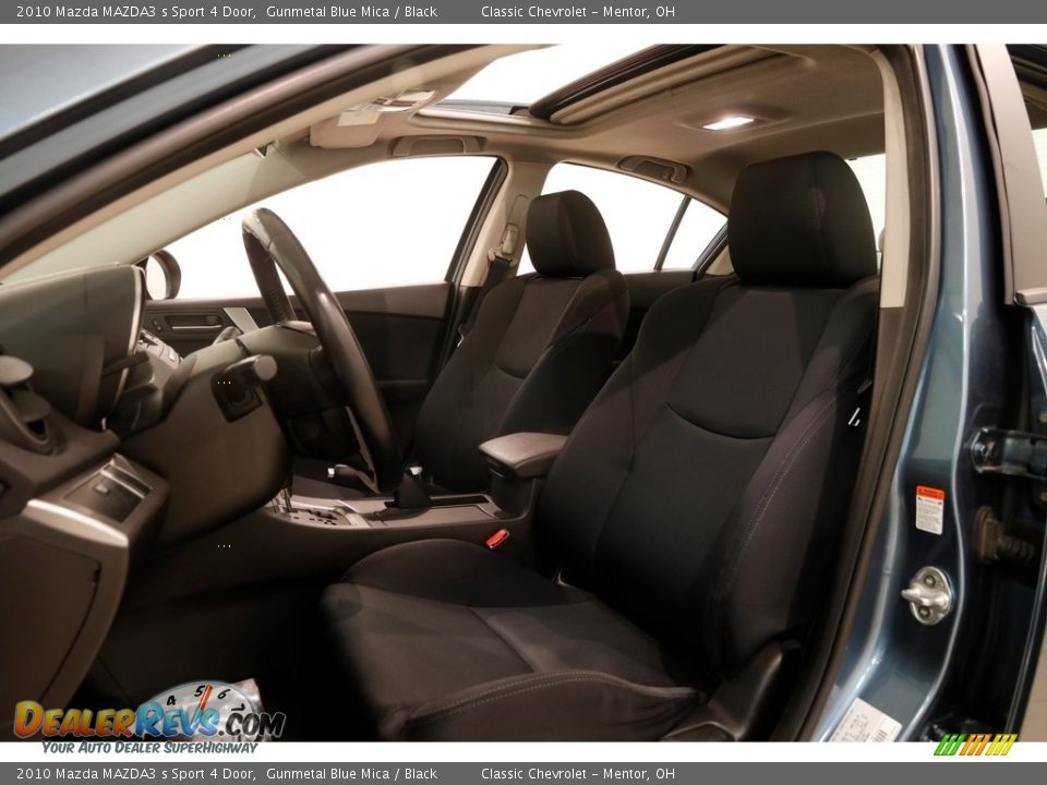 2010 Mazda MAZDA3 s Sport 4 Door Gunmetal Blue Mica / Black Photo #5