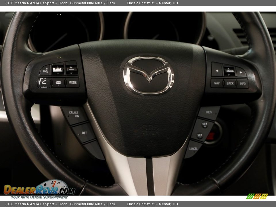 2010 Mazda MAZDA3 s Sport 4 Door Gunmetal Blue Mica / Black Photo #6