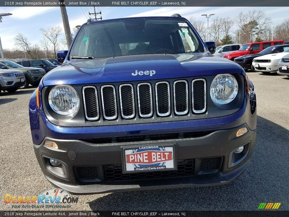 2018 Jeep Renegade Latitude 4x4 Jetset Blue / Black Photo #2