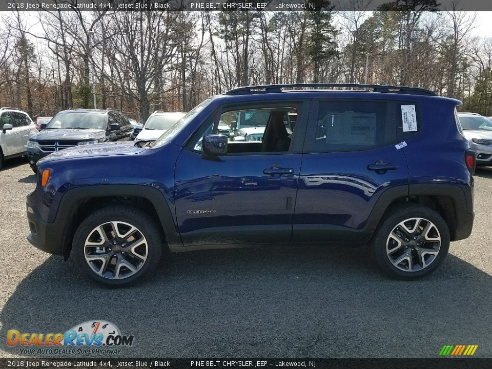 2018 Jeep Renegade Latitude 4x4 Jetset Blue / Black Photo #3