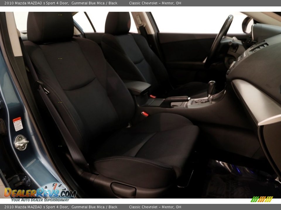 2010 Mazda MAZDA3 s Sport 4 Door Gunmetal Blue Mica / Black Photo #14
