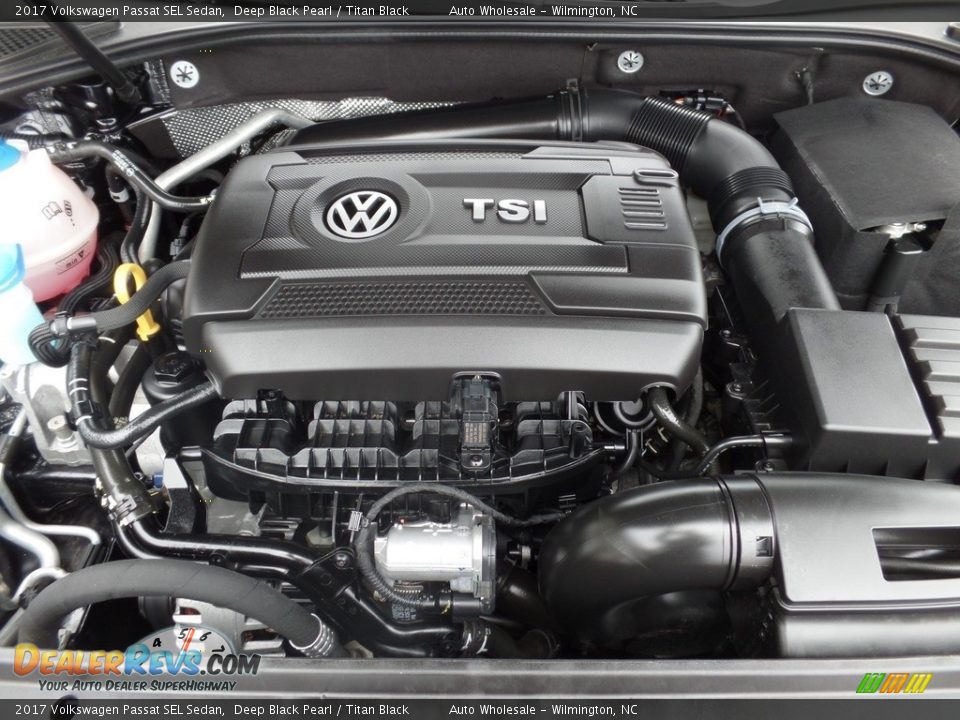 2017 Volkswagen Passat SEL Sedan Deep Black Pearl / Titan Black Photo #6