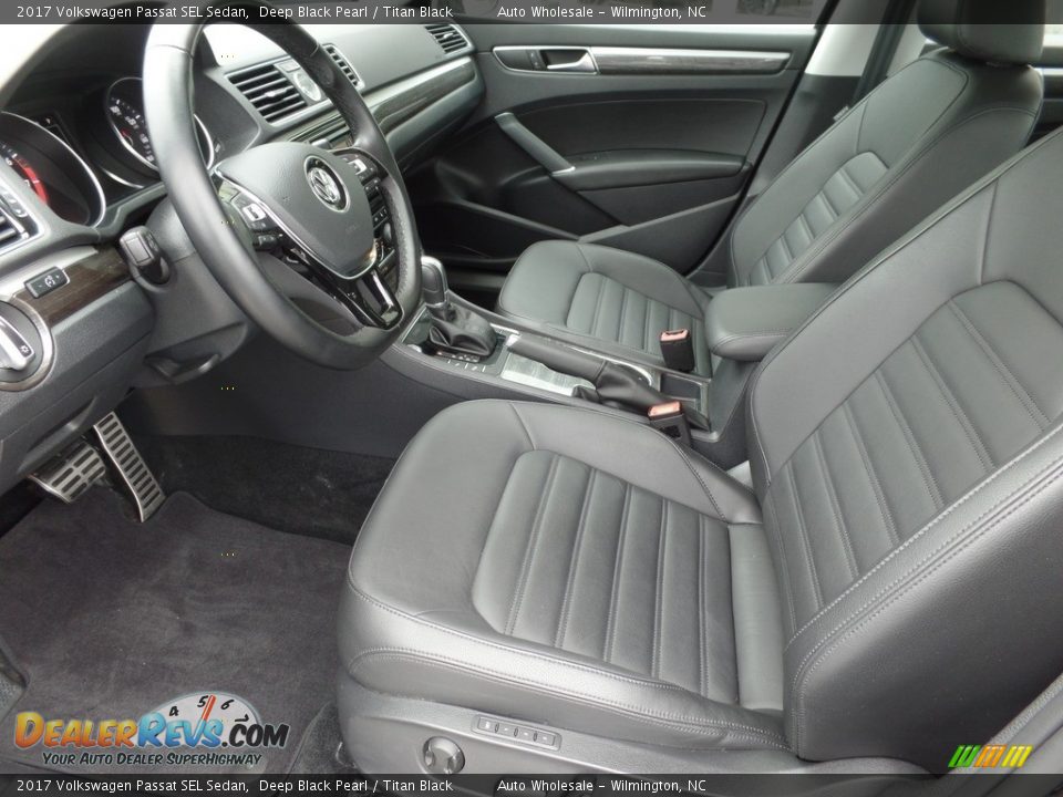 2017 Volkswagen Passat SEL Sedan Deep Black Pearl / Titan Black Photo #10