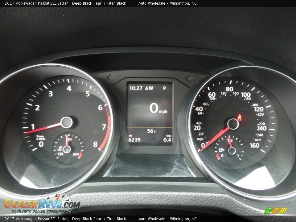 2017 Volkswagen Passat SEL Sedan Deep Black Pearl / Titan Black Photo #16