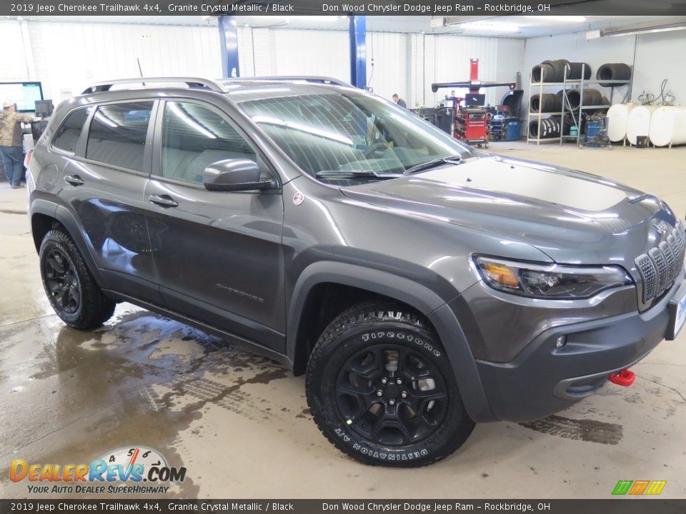 Granite Crystal Metallic 2019 Jeep Cherokee Trailhawk 4x4 Photo #2