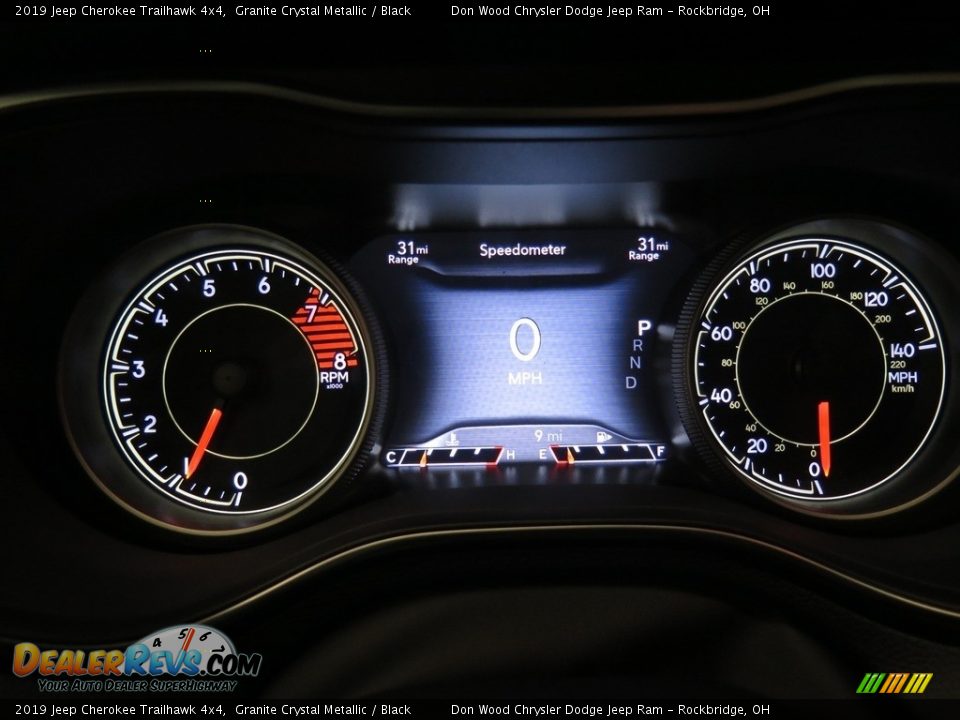 2019 Jeep Cherokee Trailhawk 4x4 Gauges Photo #15