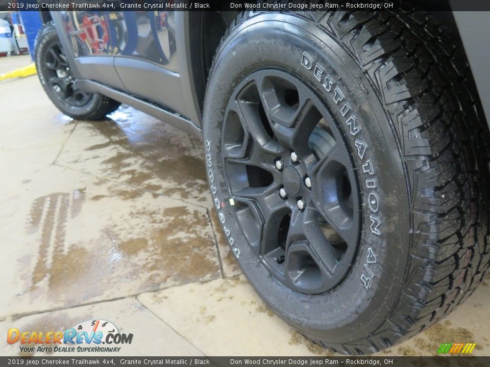 2019 Jeep Cherokee Trailhawk 4x4 Granite Crystal Metallic / Black Photo #20