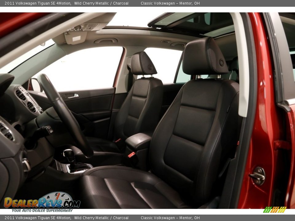 2011 Volkswagen Tiguan SE 4Motion Wild Cherry Metallic / Charcoal Photo #5