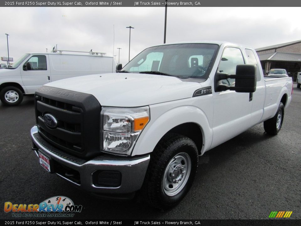 2015 Ford F250 Super Duty XL Super Cab Oxford White / Steel Photo #1