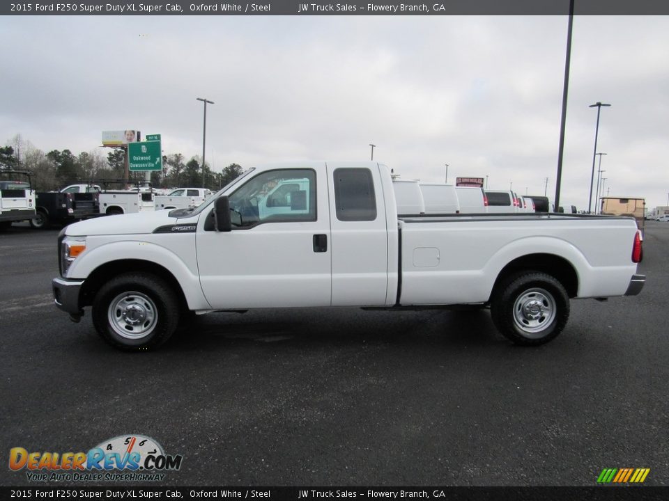 2015 Ford F250 Super Duty XL Super Cab Oxford White / Steel Photo #2