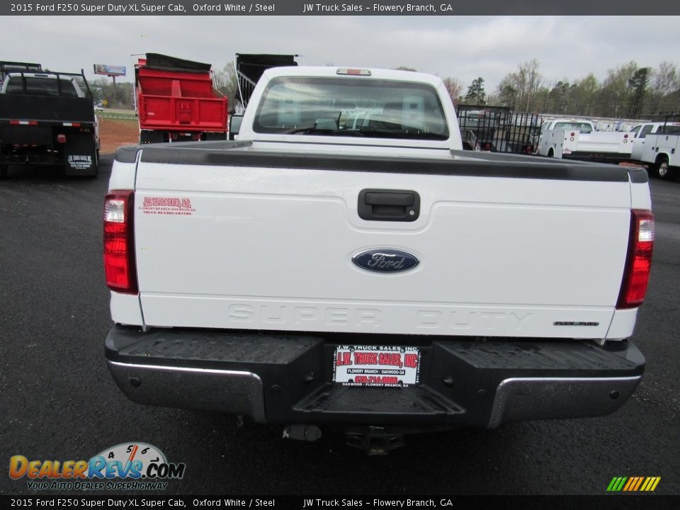 2015 Ford F250 Super Duty XL Super Cab Oxford White / Steel Photo #4