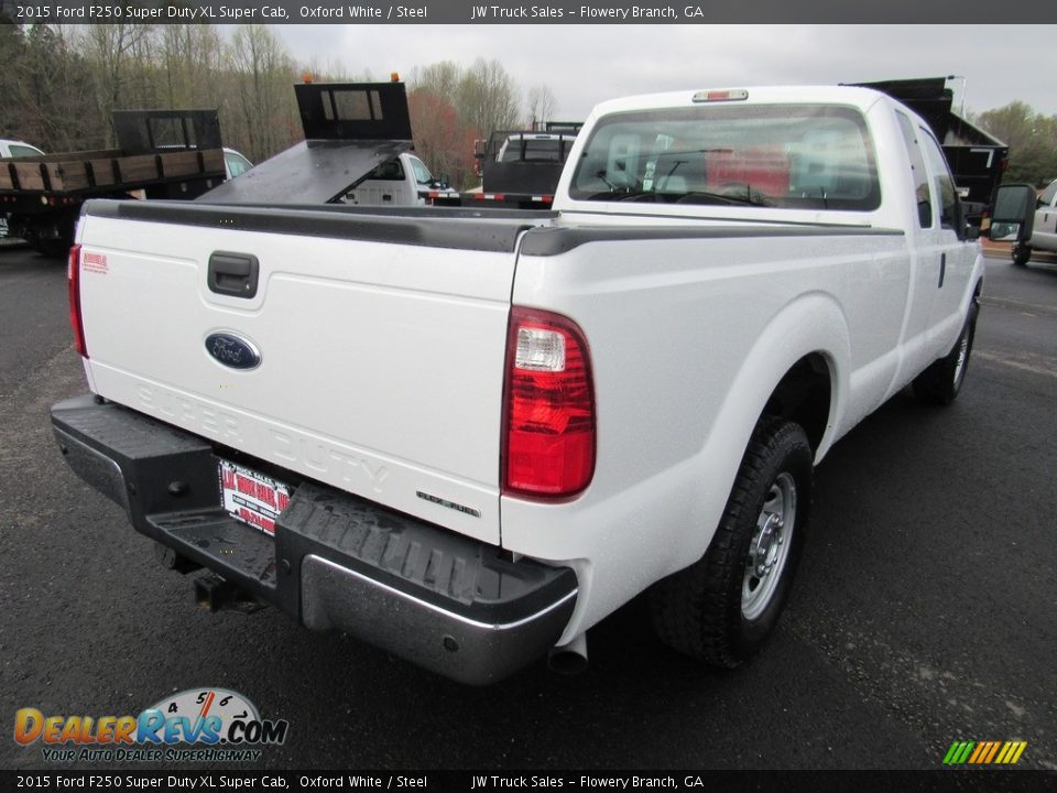 2015 Ford F250 Super Duty XL Super Cab Oxford White / Steel Photo #5