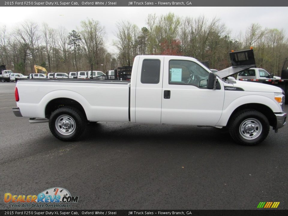 2015 Ford F250 Super Duty XL Super Cab Oxford White / Steel Photo #6